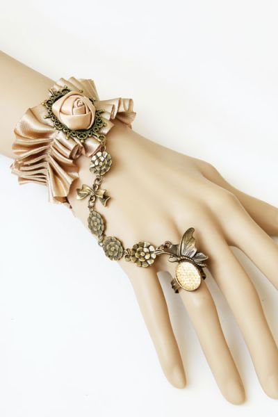 Rococo-Style-Lace-Bracelet-with-Ring-LC0849 (1)